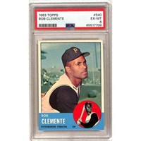 1963 Topps Roberto Clemente Psa 6