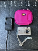 Pentax camera case and charger not tested