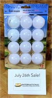 12 Pack of Solid Practice Golf Balls