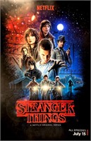 Autograph Stranger Things Poster