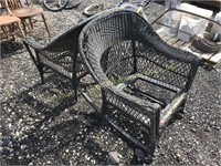 WICKER PATIO CHAIRS