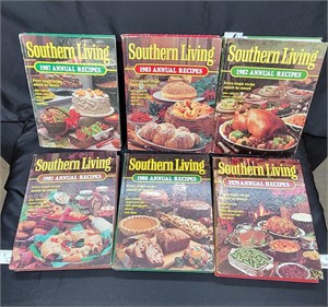 6 Hardback Southern Living Cook Books