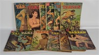 12 Vtg Dell Tarzan Comics 1957