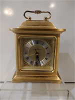 Seth Thomas Brass Desk Clock