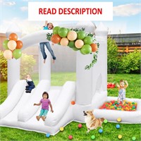 Inflatable House  12x9x7ft  Double Slide