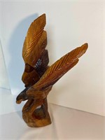 Hand Carved Wooden American Eagle