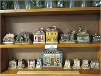 little ceramic light houses