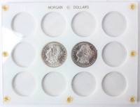 Coin 2 Morgan Silver Dollars 1885-P & O DMPL