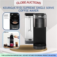 KEURIG SUPREME SINGLE SERVE COFFEE MAKER(TESTED)