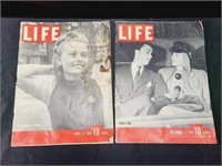 April & Dec 1940 Like Magazines