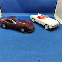 ERTL promo cars w/box 53 Corvette & 1982 Corvette