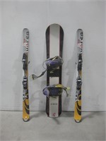 Verse 500 Skis QW/ Surge Snowboard