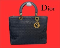 Christian Dior Lady Cannage Nylon Bag