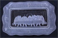 Last Supper Glass Tray