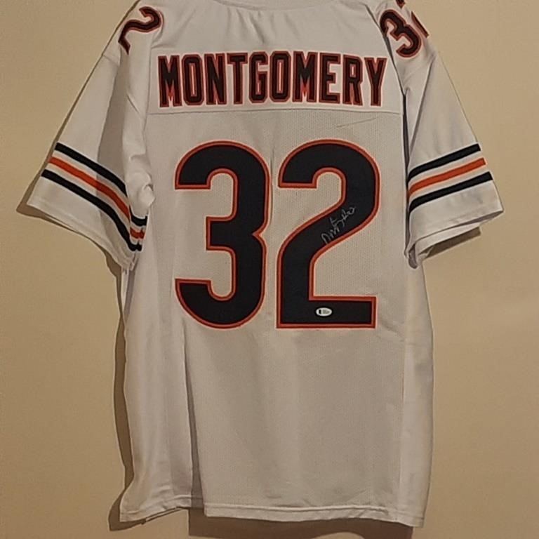 David Montgomery Signed Chicago Bears Jersey COA