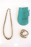 Tiffany & Co Sterling Silver Necklace & Bracelet