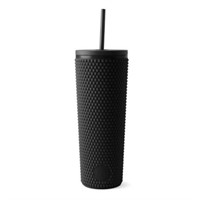 Simple Modern 24oz Textured Tumbler - Black