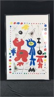 Joan Miró BIRD PEOPLE Print in Frame