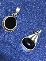 Vintage sterling silver pendants 925