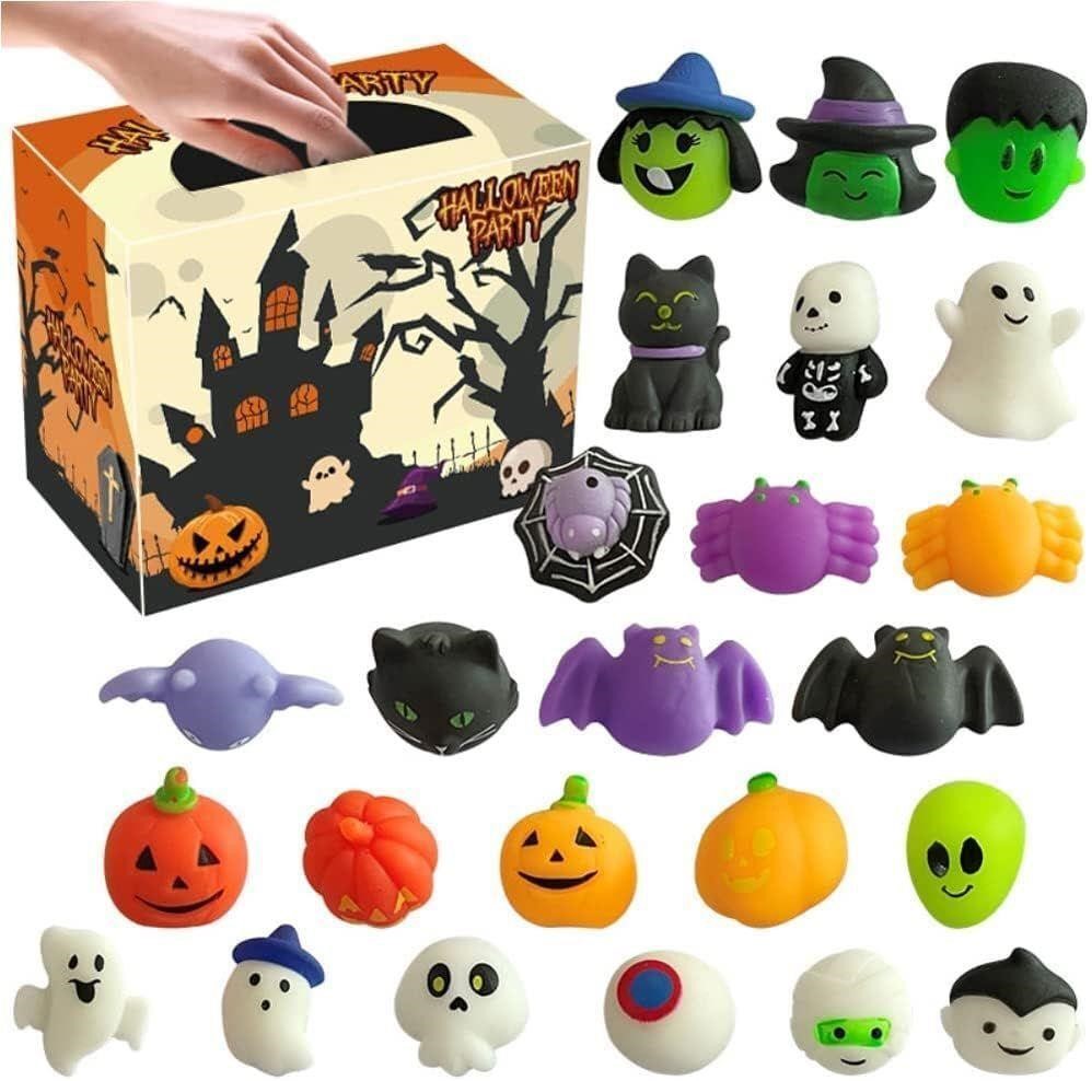 28Pcs Halloween Mochi Fidget Toys X2