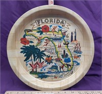 Florida Wooden Souvenir Serving Tray