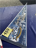 2003 Super Bowl football pennant
29 inches long'