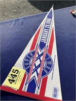 1986 Super Bowl football pennant
29 inches long