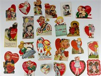 1940’s 50’s die cut Valentines Day Cards
