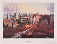 John DeMott Signed Civil War Print