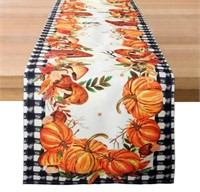 (new)13inX70in Autumn Table Runner Thanksgiving