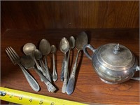 Silver plate and flatware