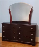 Contemporary DRESSER & MIRROR ~ Pinella by ASHLEY