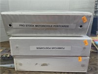 Pro stock motorcycle postcards and other