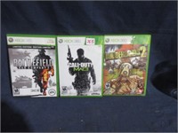 Xbox games lot.