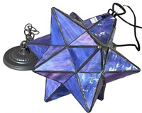 Purple Star Stained Acrylic Fixture