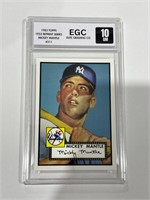 1983 Mickey Mantle EGC 10 Graded Card
