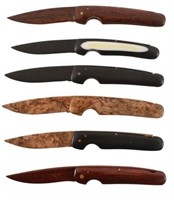 Ted Nugent Carved Wood Pocket Knives