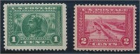 USA #397-398 MINT FINE-VF NH