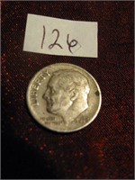 1952 S Roosevelt Dime 90% Silver