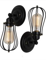 (New) BUYLAND #06 Retro Cage Wall Sconces Light