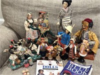 International Dolls (large lot) and Doll Books