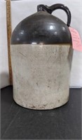 Brown/White Stoneware Jug