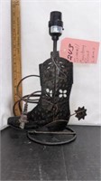 Small Cowboy Boot Lamp