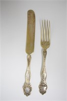 Conn S P Co. Plated Knife and Fork