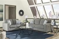 ASHLEY ALTARI ALLOY SOFA & LOVE SEAT