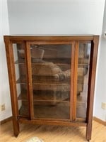 Vintage Oak Two Door Mission Style Cabinet