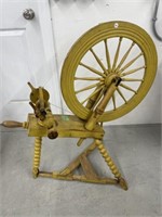 Vintage Spinning Wheel, 36x36 "