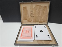 Full Deck of Playing Cards in Case (for old guys)