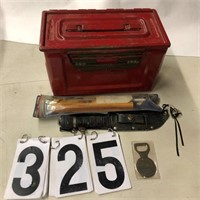Ammo Box, Knife and Knife