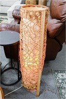 Woven Floor Accent Lamp 36" Tall